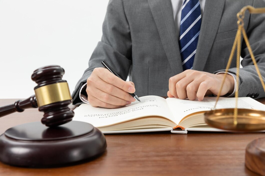 a judge writing out his decision