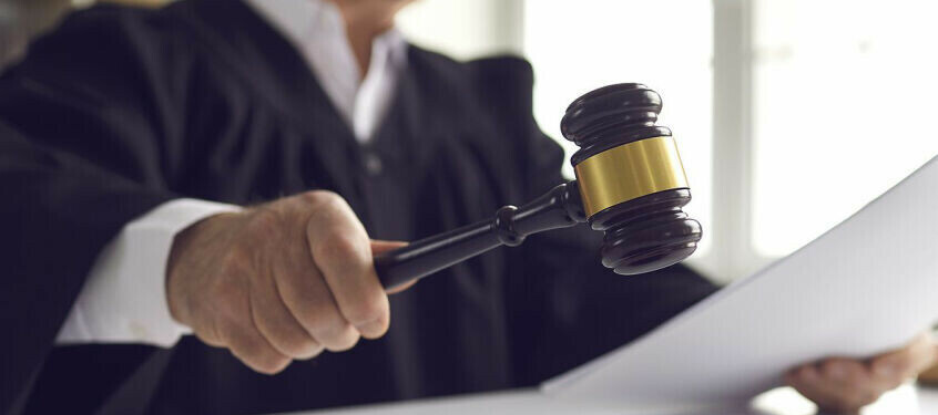 judge sitting in family court